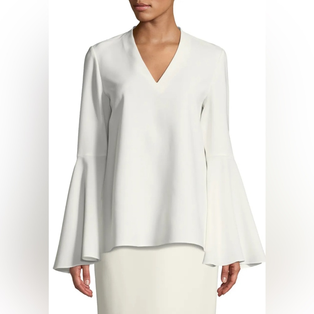 Lafayette 148 Jamie Finesse Crepe Blouse